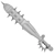 Battle-Ready Mace: Low-Poly Model 3D model small image 6