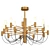 Elegant Tinhesa Light Fixture 3D model small image 1