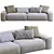 Jesse Daniel Sofa: Modern and Stylish 3D model small image 7