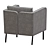 EKERÖ Armchair: Stylish and Versatile Furniture 3D model small image 3