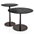 Elegant Minotti Jigger Coffee Table Set 3D model small image 2