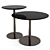 Elegant Minotti Jigger Coffee Table Set 3D model small image 3