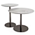 Elegant Minotti Jigger Coffee Table Set 3D model small image 4