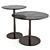 Elegant Minotti Jigger Coffee Table Set 3D model small image 5