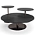 Elegant Minotti Jigger Coffee Table Set 3D model small image 7
