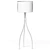 Sleek Wishbone Floor Lamp: Lulu & Georgia 3D model small image 2