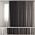 Title: Elegant Tulle Curtains - Minimalist Design 3D model small image 1
