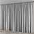 Title: Elegant Tulle Curtains - Minimalist Design 3D model small image 3