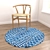 Versatile Rug Set: 8 Rugs with Folded and Unfolded Options 3D model small image 2