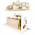 Modern Kitchen Decor Set 3D model small image 3