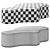Clarkson Ottoman: Stylish Comfort for Your Space 3D model small image 4