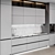 Sleek Modern Kitchen: Customizable Design 3D model small image 3