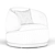 Modern Orbit Armchair: Sleek Design & Comfort 3D model small image 5