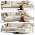 MAXWELL Custom U-Sectional Sofa 3D model small image 1