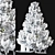 Festive Christmas Tree Decor 3D model small image 3