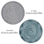 Versatile Round Rugs Set 3D model small image 3