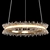 Thera's 4-Ring Crystal Chandeliers 3D model small image 1