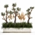 Exotic Plant Collection: Decorate Your Space with Stylish Concrete Pots 3D model small image 7