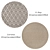 Versatile Round Rugs Set 3D model small image 3