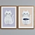 Modern Cat Picture Frame Set 3D model small image 2