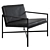 Sophisticated Handvark Lounge Chair 3D model small image 5