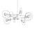 Scandinavian Crystal Pendant Chandelier 3D model small image 2