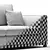 Elegant KIRK Sofa by Porada 3D model small image 4