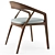 Elegant Capri Chair by Noe Duchaufour 3D model small image 3