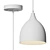 Sleek Dome Pendant Light by Zipcode Design 3D model small image 3