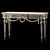 Elegance Reimagined: Rococo Console 3D model small image 4