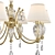 Title: Murano Crystal Pendant Chandelier 3D model small image 2