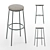 Sleek and Stylish Normann Copenhagen Barstool 3D model small image 3