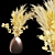 Eternal Blossom Collection: Dried Flower Bouquet 3D model small image 5