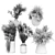Eternal Blossom Collection: Dried Flower Bouquet 3D model small image 7