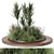 Outdoor Garden Set with Bush and Tree 3D model small image 1