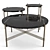 Gubi TS Coffee Tables: Elegant and Versatile Set 3D model small image 3