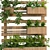 Vertical Plant Stand Set - Elegant and Functional 3D model small image 4