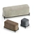 Modern Pawai Pouf Set 3D model small image 2