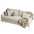 Sleek Sloan Sofa: Modern Comfort, Timeless Elegance 3D model small image 3