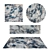 Versatile Set of Modern Rugs 3D model small image 1