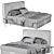 Flou_MyPlace_Bed: Stylish, Versatile, Comfortable 3D model small image 2