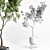 150 Plant Tree Metal Vase: Indoor Elegance 3D model small image 6