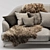Natuzzi DON GIOVANNI Fabric Sofa 3D model small image 8