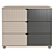 Mont Blanc-3 Chest of Drawers: Elegant Storage Solution 3D model small image 3