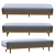 Newport Bench: Modern Elegance for Your Space 3D model small image 2