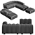 Modular Sofa Collection by NORR11 3D model small image 6