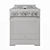 Premium Gas Range: Jenn-Air GRP430HL 3D model small image 2