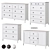 IKEA HEMNES 8-Drawer Dresser 3D model small image 1