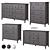 IKEA HEMNES 8-Drawer Dresser 3D model small image 2