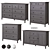 IKEA HEMNES 8-Drawer Dresser 3D model small image 5